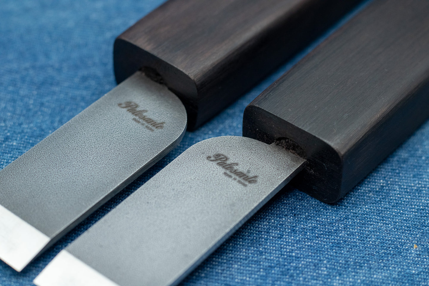 Detail Palosanto Japanese knives 24 mm