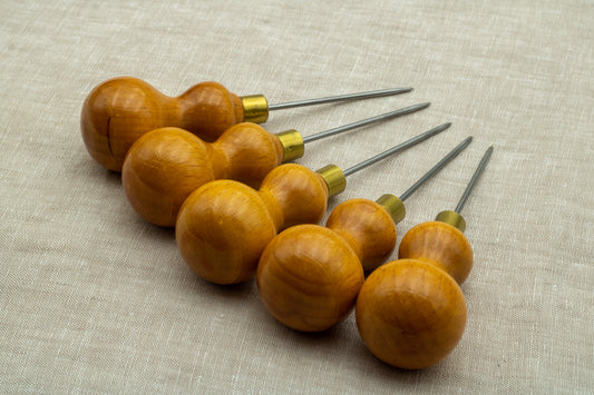 Image of 5 clicker's awls from George Barnsley